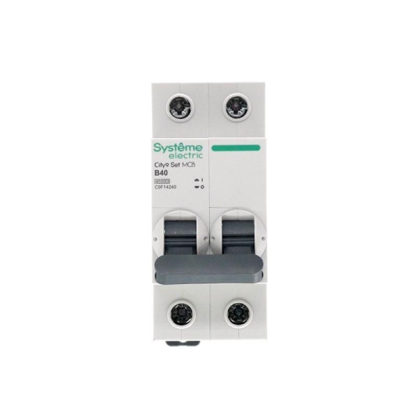 Выключатель автоматический модульный 2п B 40А 4.5кА City9 Set 230В SE C9F14240 Выключатель автоматический модульный 2п B 40А 4.5кА City9 Set 230В SE C9F14240