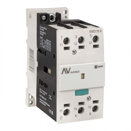 Контактор КМЭ 50А 400В АС AVERES EKF ctr-s-50-00-400-av Контактор КМЭ 50А 400В АС AVERES EKF ctr-s-50-00-400-av