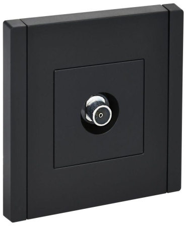 Розетка TV оконечная FORTE&PIANO FP128 черн. IEK FP-A10-O-K02 Розетка TV оконечная FORTE&PIANO FP128 черн. IEK FP-A10-O-K02
