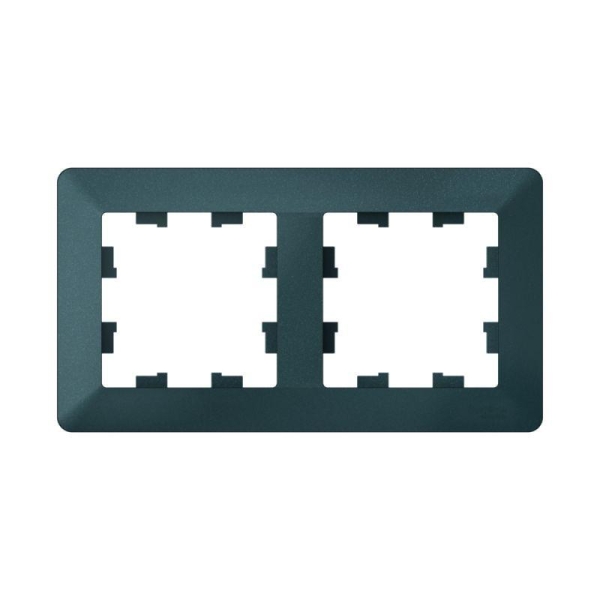 Рамка 2-м AtlasDesign Air изумруд/дым. черн. SE ATN220802 Рамка 2-м AtlasDesign Air изумруд/дым. черн. SE ATN220802