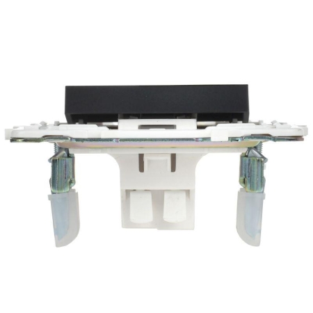 Выключатель проходной 1-кл. SKANDY 10А SK-V08Bl с индикацией черн. IEK SK-V12-1-10-K02