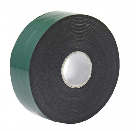 Скотч двухсторонний 30ммх5м зел. на черн. основе Rexant 09-6130