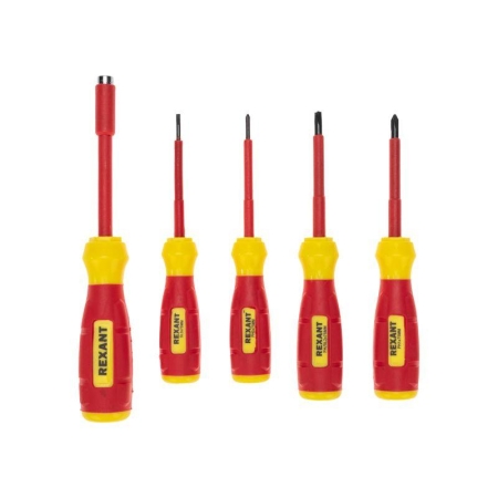 Набор отверток диэлектрических 76 предметов Rexant 12-4771-3 Набор отверток диэлектрических 76 предметов Rexant 12-4771-3