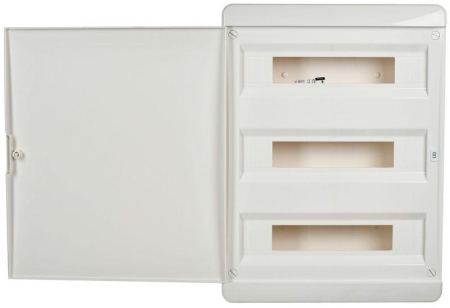 Корпус ЩРН-П-54 TEKFOR IP41 бел. дверь пластик. IEK TF5-KP13-N-54-41-K01-K01