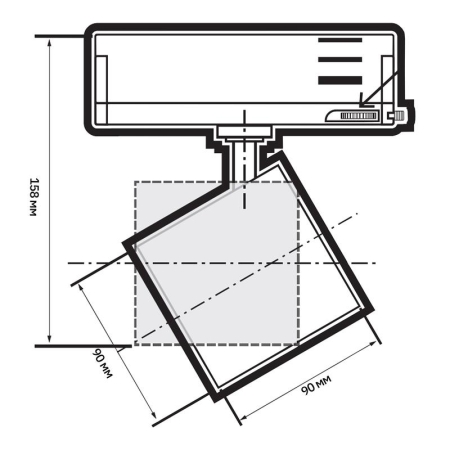 Светильник светодиодный трековый трехфазный 3P PTR 7020 20Вт 4000К 36град. WH IP40 Pro+ JazzWay 5062498