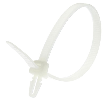 Хомут кабельный нейлоновый с анкером бел. 4.8х200 (уп.100шт) TOKOV ELECTRIC TKE-HNB-4.8-200-W/100 Хомут кабельный нейлоновый с анкером бел. 4.8х200 (уп.100шт) TOKOV ELECTRIC TKE-HNB-4.8-200-W/100