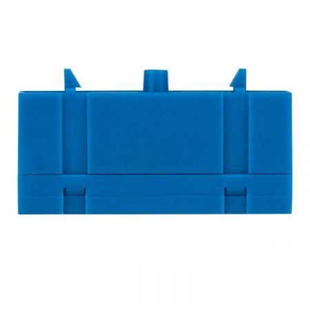 Шина нулевая N 6х9 8 отверстий синий изолированный корпус на DIN-рейку латунь PROxima EKF sn0-63-8-ib