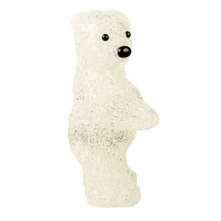 Фигура светодиодная акриловая "Медвежонок" 12х22х13см 10LED бел. 0.5Вт 4.5В IP20 элементы питания 3хAAA (не в компл.) Neon-Night 513-311