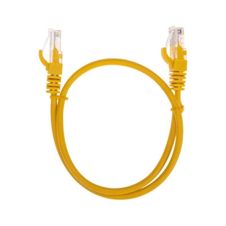 Патч-корд U/UTP CAT 5e RJ45-RJ45 26AWG LSZH желт. 0.5м Rexant 02-0105-05 Патч-корд U/UTP CAT 5e RJ45-RJ45 26AWG LSZH желт. 0.5м Rexant 02-0105-05