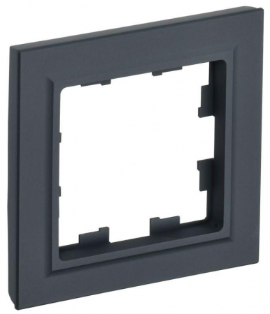 Рамка 1-м BRITE РУ-1-БрГ графит IEK BR-M12-K53 Рамка 1-м BRITE РУ-1-БрГ графит IEK BR-M12-K53