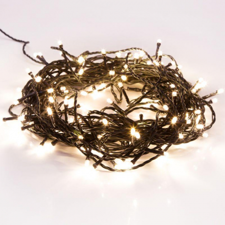 Гирлянда светодиодная "Твинкл Лайт" 15м 120LED тепл. бел. 6.9Вт 220-240В IP20 с контроллером 8 режимов провод ПВХ темн. зел. Neon-Night 303-056 Гирлянда светодиодная "Твинкл Лайт" 15м 120LED тепл. бел. 6.9Вт 220-240В IP20 с контроллером 8 режимов провод ПВХ темн. зел. Neon-Night 303-056