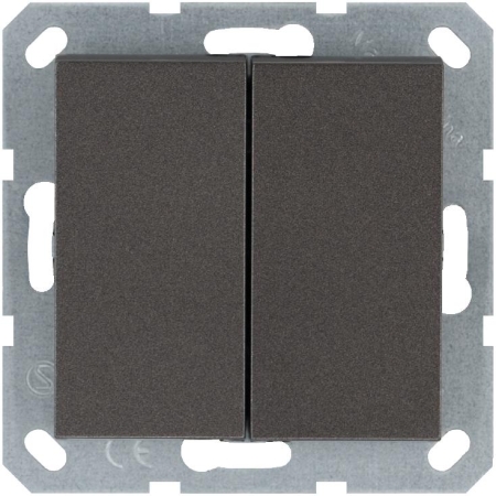 Выключатель 2-кл. 10А IP20 механизм мокко Jasmart G3023Z Выключатель 2-кл. 10А IP20 механизм мокко Jasmart G3023Z