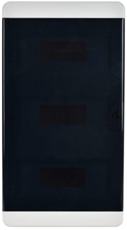 Корпус ЩРВ-П-36 TEKFOR IP41 черн. прозр. дверь пластик. IEK TF5-KP12-V-36-41-K01-K03