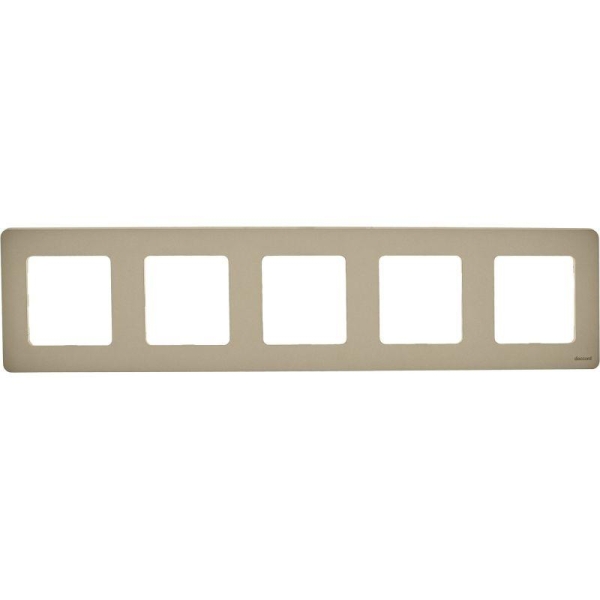 Рамка 5-м Inspiria шампань IEK 673978 Рамка 5-м Inspiria шампань IEK 673978