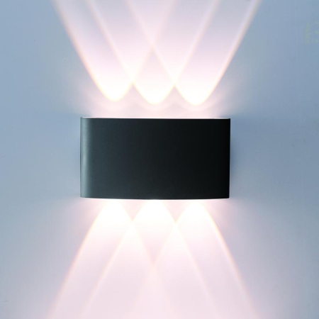 Светильник светодиодный архитектурный PWL-80160 6Вт 4000К BL IP54 фасадный черн. JazzWay 5039858