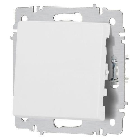 Кнопка Accent 6-109-01М 10А-250В IP20 СУ бел. матов. Intro Б0063604