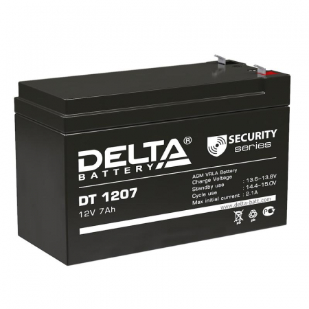 Аккумулятор ОПС 12В 7А.ч DT 1207 Delta 4614010040008 Аккумулятор ОПС 12В 7А.ч DT 1207 Delta 4614010040008