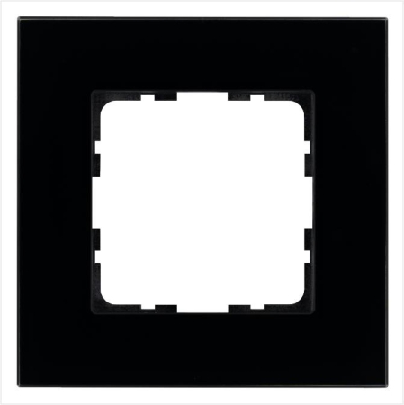 Рамка 1-м G-Glass стекло черн. Black Glass Jasmart G1001GB Рамка 1-м G-Glass стекло черн. Black Glass Jasmart G1001GB