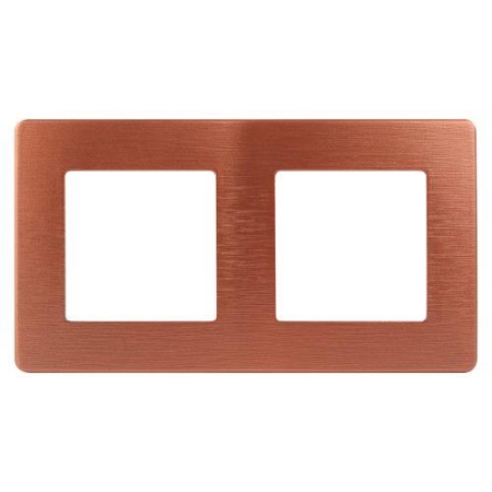 Рамка 2-м 12-5102-14 сатин медь Эра Б0052517