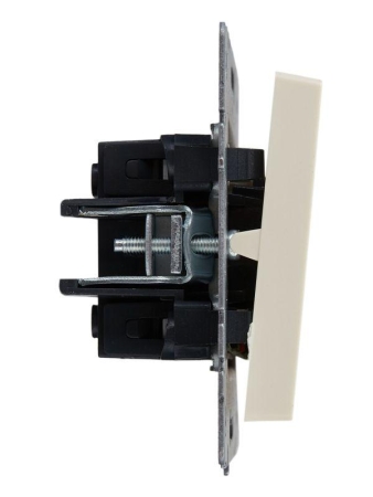 Выключатель 2-кл. СП BRITE ВС10-2-1-БрКр 10А с индик. механизм беж. IEK BR-V20-1-10-K10