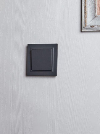 Выключатель 1-кл. СП BRITE ВСР10-1-0-БрГ 10А в сборе графит IEK BR-V10-0-10-K53-F