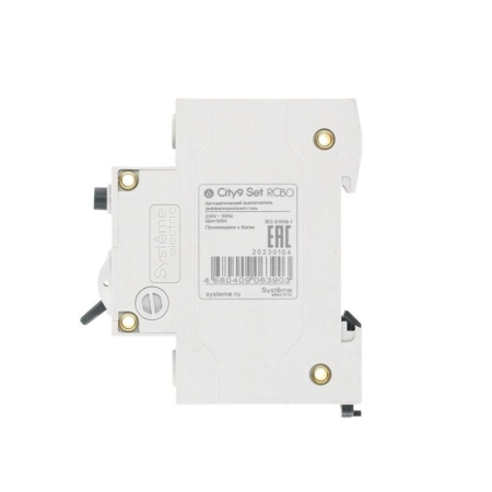 Выключатель автоматический дифференциального тока 2п (1P+N) C 32А 30мА тип A 4.5кА City9 Set 230В SE C9D55632 Выключатель автоматический дифференциального тока 2п (1P+N) C 32А 30мА тип A 4.5кА City9 Set 230В SE C9D55632