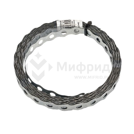 Лента монтажная перфорир. 12х0.55мм волна (уп.10м) EKF lpmv12x0.55-10