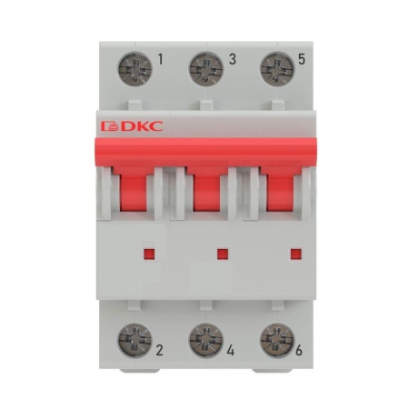 Выключатель автоматический модульный 3п C 2А 6кА MD63 YON MD63-3C2-6 Выключатель автоматический модульный 3п C 2А 6кА MD63 YON MD63-3C2-6
