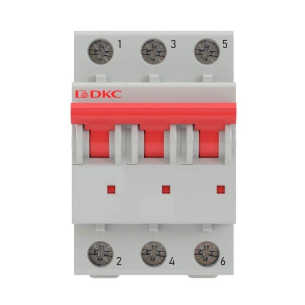 Выключатель автоматический модульный 3п C 2А 6кА MD63 YON MD63-3C2-6 Выключатель автоматический модульный 3п C 2А 6кА MD63 YON MD63-3C2-6