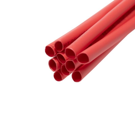 Трубка термоусадочная двустенная клеевая 6/2 (3:1) 1м красн. Rexant 26-6004