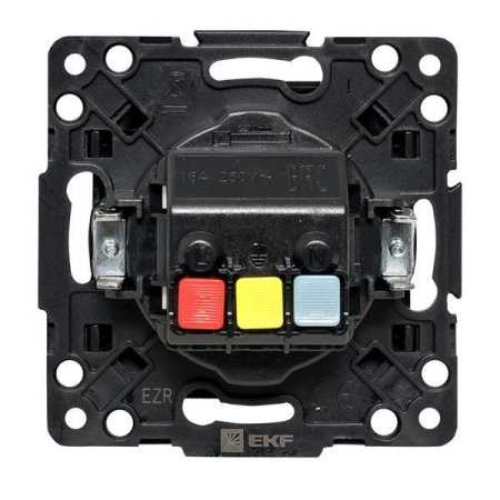 Розетка 1-м СП Стокгольм 16А IP44 с заземл. защ. шторки с крышкой механизм черн. PROxima EKF EZR16-028-10-44 Розетка 1-м СП Стокгольм 16А IP44 с заземл. защ. шторки с крышкой механизм черн. PROxima EKF EZR16-028-10-44