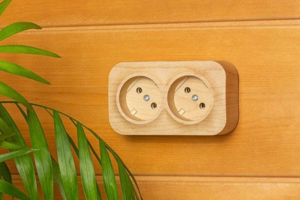 Розетка 2-м ОП Quteo 16А IP20 250В 2х2P без заземл. без защ. шторок дерево IEK 782281 Розетка 2-м ОП Quteo 16А IP20 250В 2х2P без заземл. без защ. шторок дерево IEK 782281