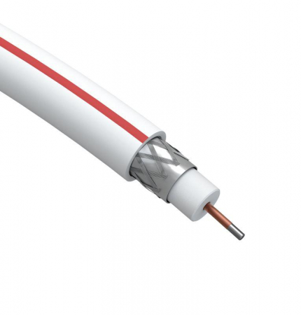 Кабель коаксиальный SAT 50 M.CCS/оплетка Al 75проц. PVC Simple 75Ом бел. (м) Эра Б0044607 Кабель коаксиальный SAT 50 M.CCS/оплетка Al 75проц. PVC Simple 75Ом бел. (м) Эра Б0044607