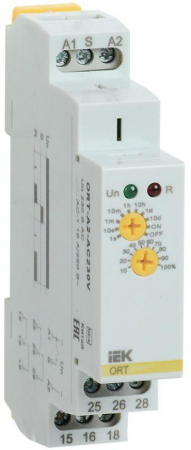 Реле задержки включения ORT 2 контакта 230В AC IEK ORT-A2-AC230V Реле задержки включения ORT 2 контакта 230В AC IEK ORT-A2-AC230V