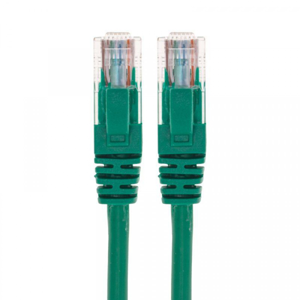 Патч-корд U/UTP CAT 5e RJ45-RJ45 26AWG LSZH зел. 1.5м Rexant 02-0106-105