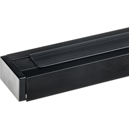 Шинопровод трековый накладной 1ф ARTLINE с питанием и заглушкой 1м алюм./медь с держателями с пластиковой планкой черн. Ritter 59785 2 Шинопровод трековый накладной 1ф ARTLINE с питанием и заглушкой 1м алюм./медь с держателями с пластиковой планкой черн. Ritter 59785 2