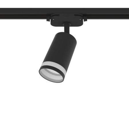 Светильник трековый ARTLINE поворотный 55х55х100мм GU10 230В алюм./пластик. 4кв.м черн. Ritter 59880 4