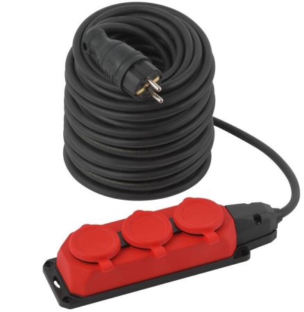 Удлинитель 3х50м с заземл. IP44 UK-3e-3x1.5-50m-IP44(KG) каучук КГ 3х1.5 Эра Б0057584 Удлинитель 3х50м с заземл. IP44 UK-3e-3x1.5-50m-IP44(KG) каучук КГ 3х1.5 Эра Б0057584