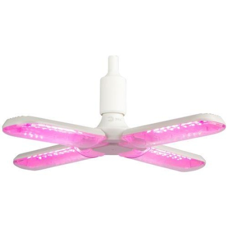 Лампа светодиодная FITO-36W-RB-E27-FOLD 36Вт Е27 4-лепестковая для растений красн./син. спектр Эра Б0053289