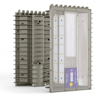 Светильник светодиодный взрывозащ. АТ-ДСП-11/30-220VAC-IP67-EX LED 30Вт 4500-5000К 4600лм 120LED АТОН АТДСП1130220VACIP67EX