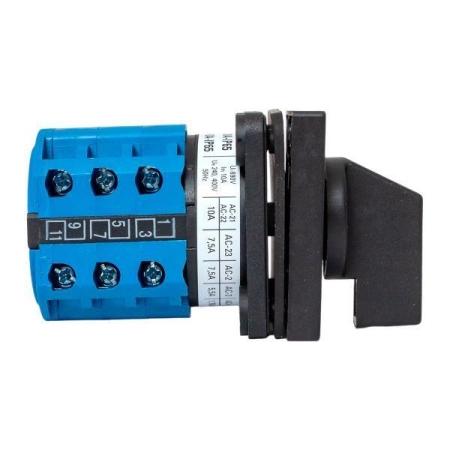Переключатель кулачковый ПК-1-23 3п 10А "1-0-2" IP65 EKF pk-1-23-10-65 Переключатель кулачковый ПК-1-23 3п 10А "1-0-2" IP65 EKF pk-1-23-10-65