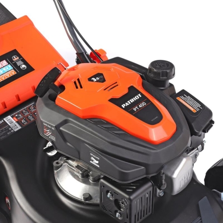 Газонокосилка бензиновая PT 400 41см 3.5л.с 130сс трав. 45л ткань 3 уровня (25-65) метал. Дека PATRIOT 512109400
