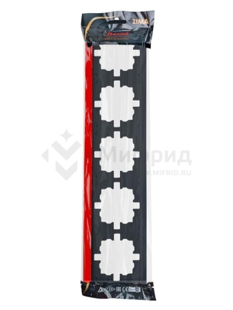 Рамка 5-м ZIMA горизонт. черн. бархат LEZARD 704-4200-150