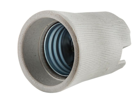 Патрон E27 Д-002 керамический подвесной IN HOME 4690612032153 Патрон E27 Д-002 керамический подвесной IN HOME 4690612032153