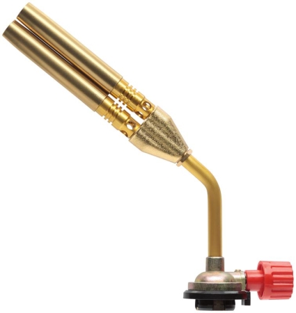 Горелка газовая двойн. для стандартного цангового баллона КУРС 67630