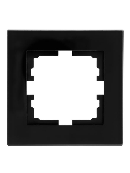 Рамка 1-местн. гориз. VESNA стекло черн. LEZARD 742-5880-146 Рамка 1-местн. гориз. VESNA стекло черн. LEZARD 742-5880-146
