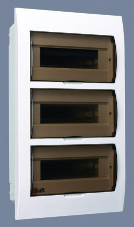 Корпус встраиваемый ЩРВ-П-36 50х36х10 36мод. IP41 пластик. DEKraft 31007DEK Корпус встраиваемый ЩРВ-П-36 50х36х10 36мод. IP41 пластик. DEKraft 31007DEK
