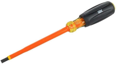 Отвертка диэлектрическая SL6.5х150 Т3 ARMA2L 5 IEK A2L5-SC30-T3-SL-65-150 Отвертка диэлектрическая SL6.5х150 Т3 ARMA2L 5 IEK A2L5-SC30-T3-SL-65-150