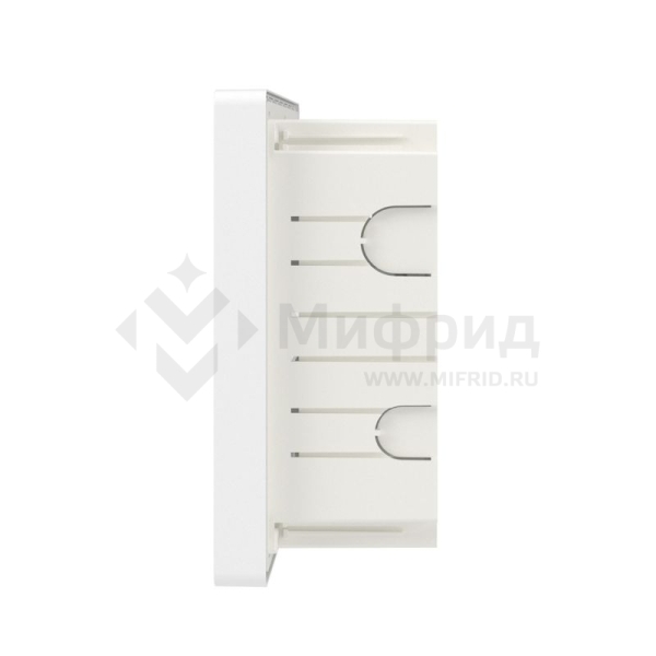 Щиток встраиваемый Фрейм (FRAME) ЩРв-п-12 12мод с тонированной дверцей с 2 шинами PEN на 6 и 8 отверст. бел. DKC F12B1WD