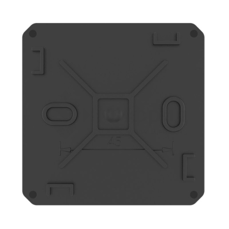 Коробка ответвительная с 8+2 кабельными вводами d20/20мм IP55 70х70х40мм черн. DKC 53770B